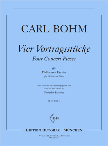 Cover - Bohm, Vier Vortragsstücke